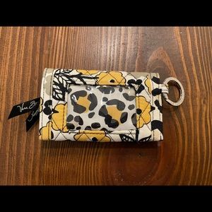 Vera Bradley Tri-fold ID Wallet Retired Pattern Go Wild